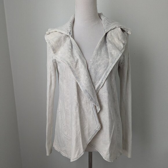 Testimony Los Angeles French Terry Open Cardigan, Medium - Picture 1 of 4